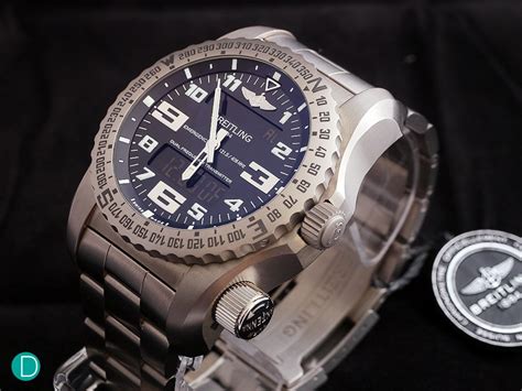 breitling emergency ii watch review|pilot watch with emergency locator.